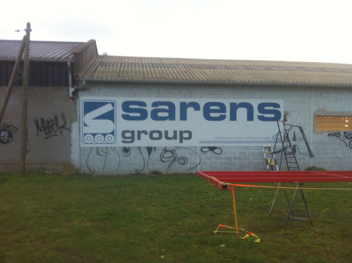 enseigne grand format SARENS le havre 76
